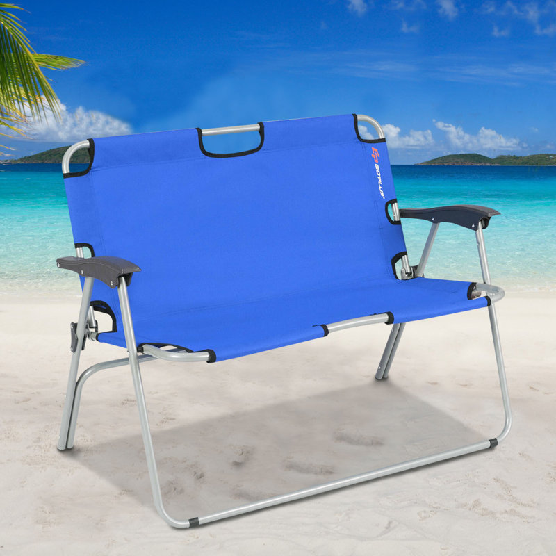 ANGELES HOME 2 Person Folding Camping Chair Wayfair